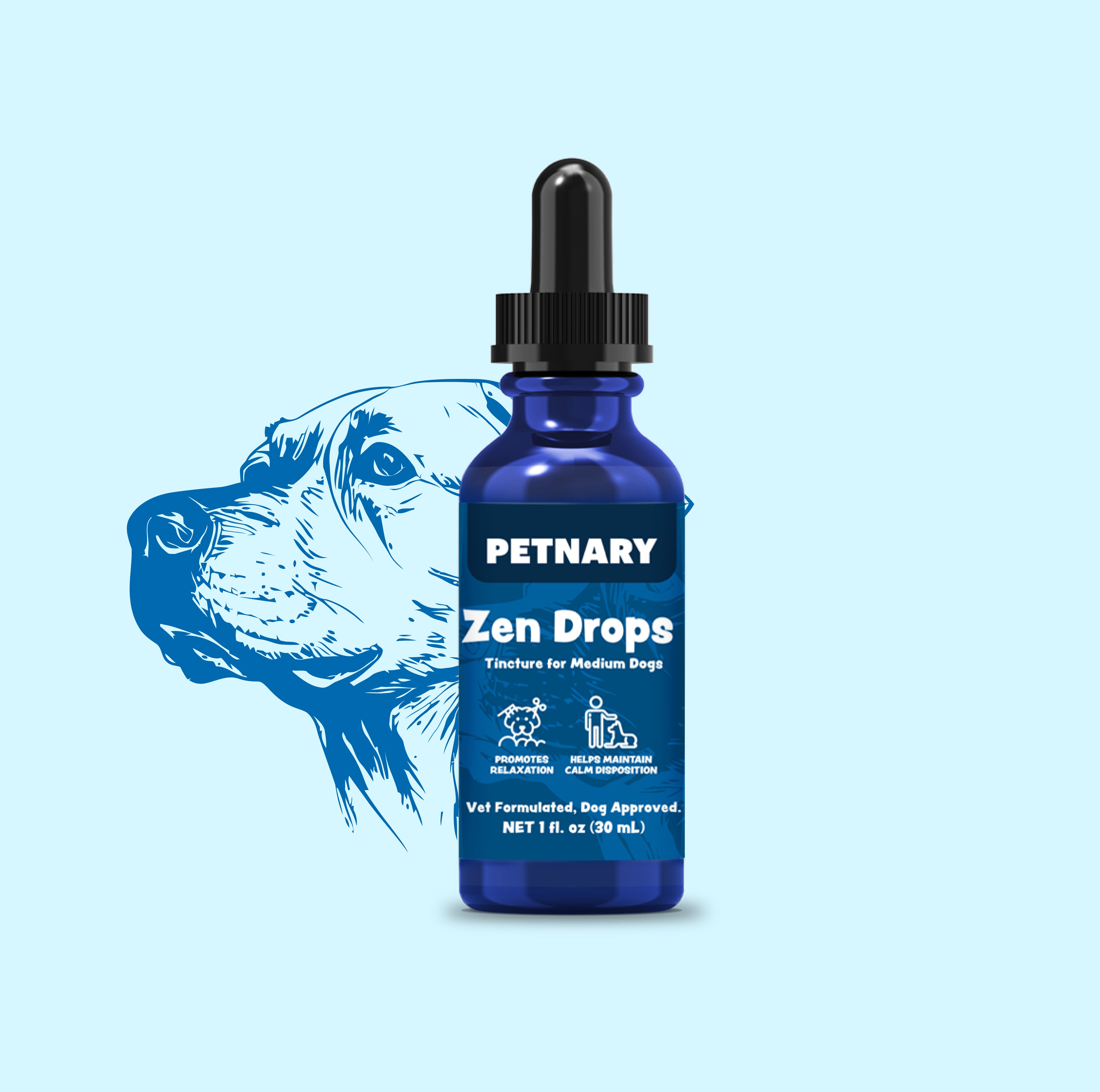 Petnary Zen Drops | Fast-Acting Calming Support for Dogs