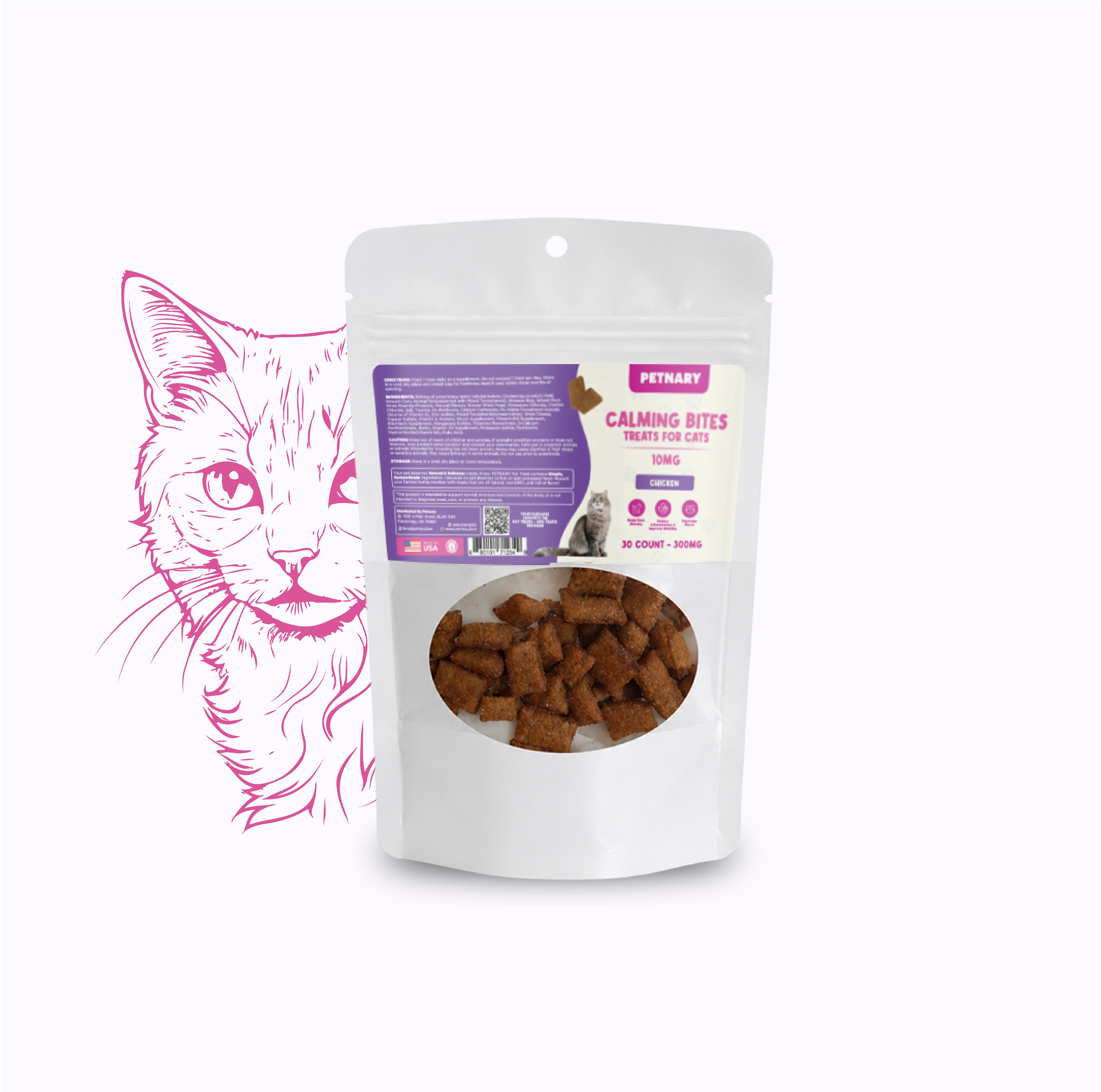 Petnary Calming Bites | Chicken Flavor (Wholesale)