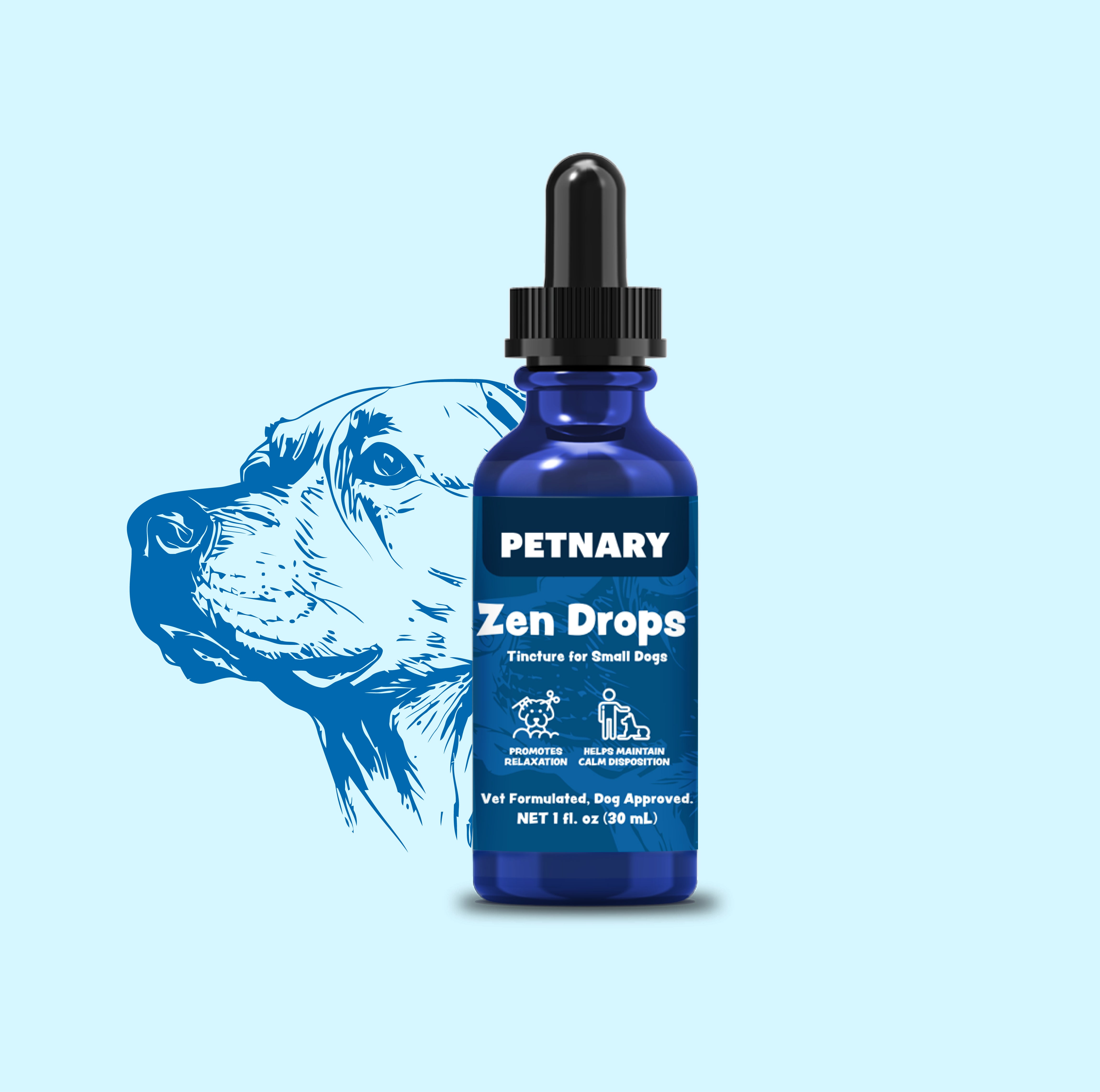 Petnary Zen Drops | Fast-Acting Calming Support for Dogs