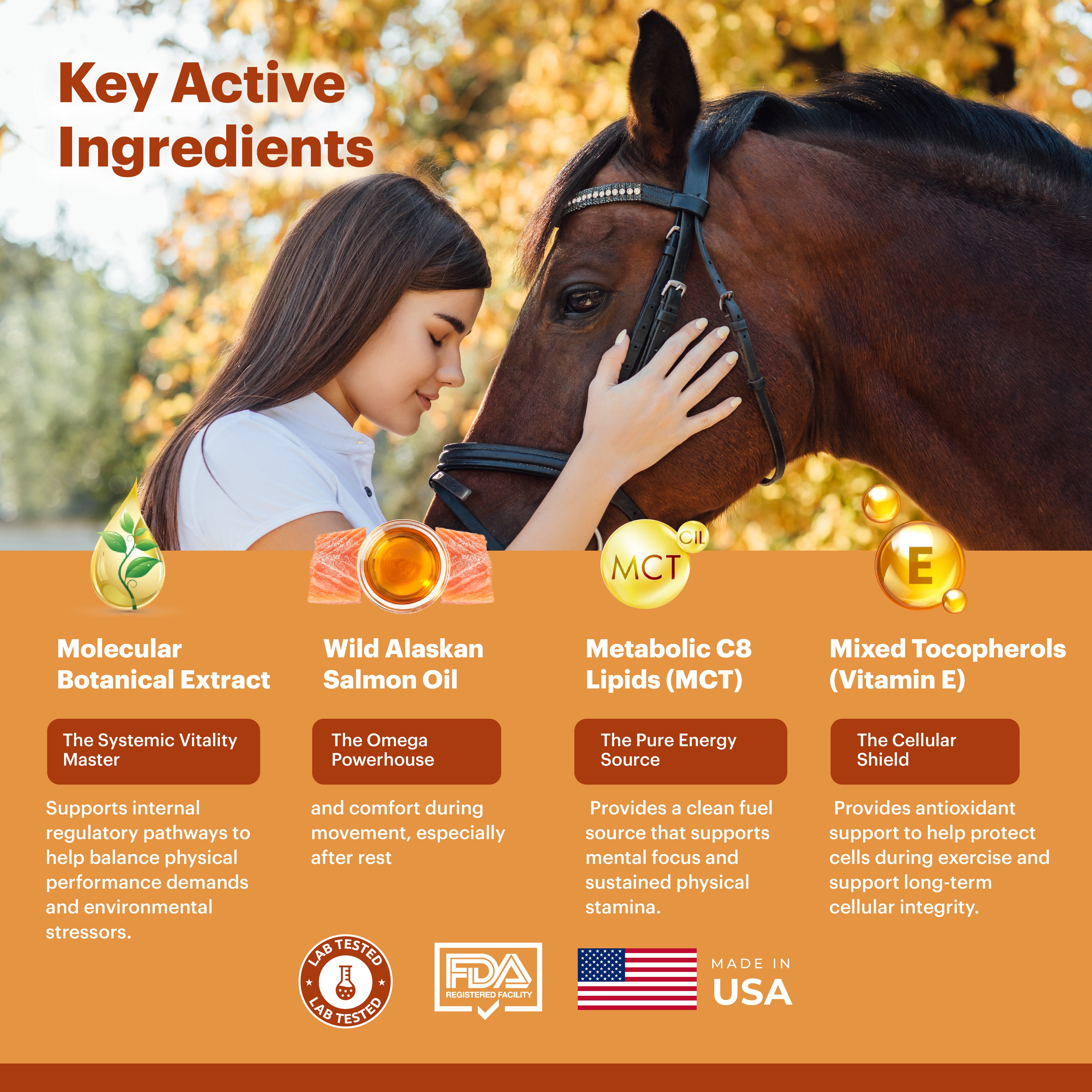 Petnary Daily Thrive | 4-in-1 Multivitamin & Omega Boost for Horses