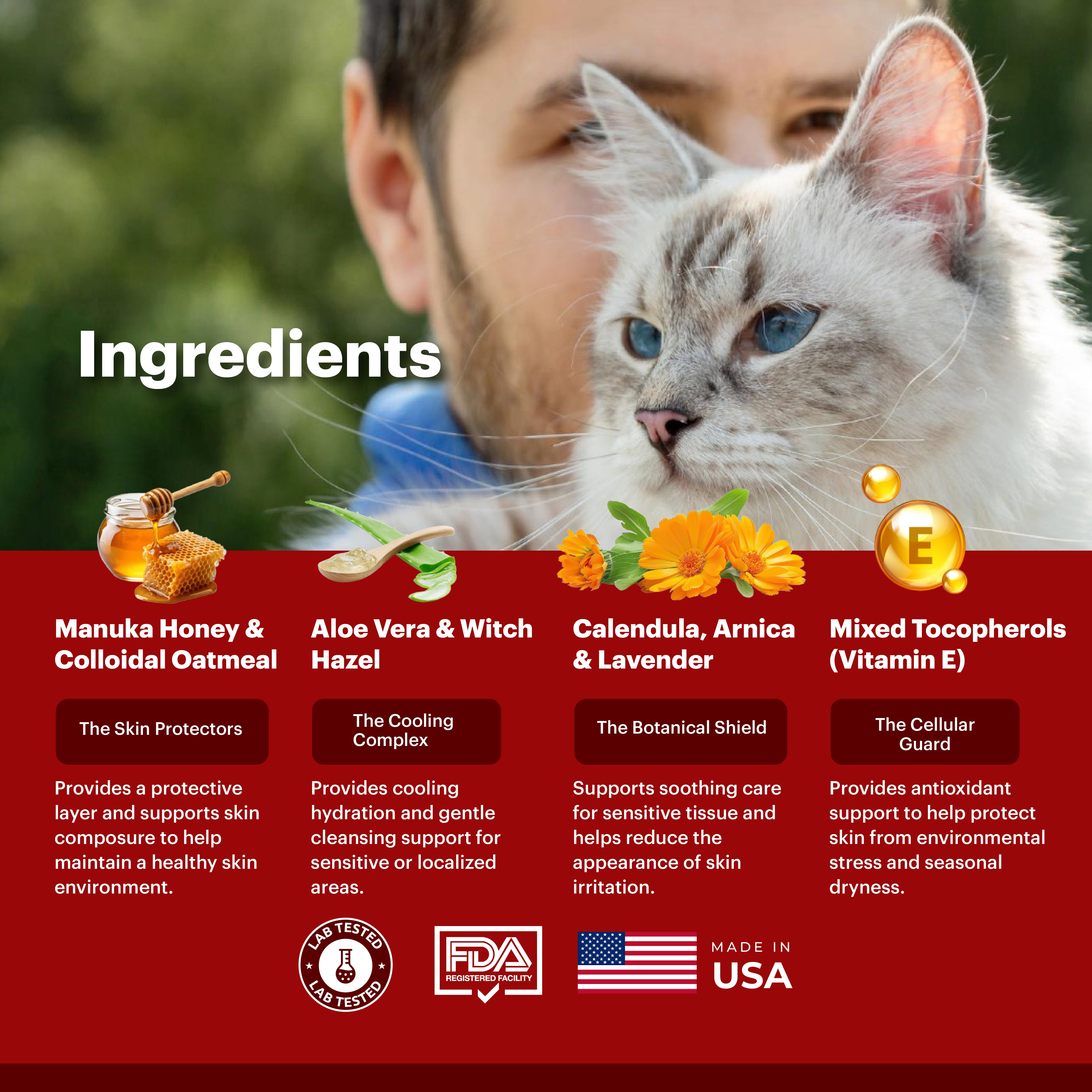 Petnary Targeted Soothing Spray ‒ Advanced Botanical Support for Sensitive Skin & Topical Comfort